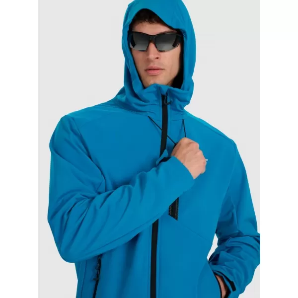  Pánská softshellová bunda 4F 4FRAW25TSOFM506 BLUE 