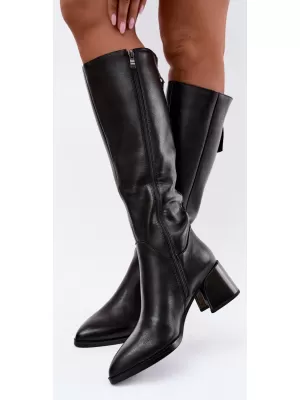 Dámské kozačky D&A JC62-1069 BLACK