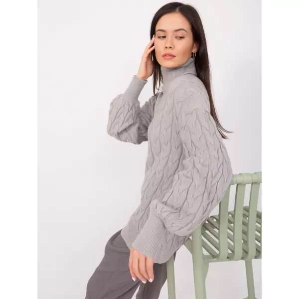  Dámský svetr WOOL FASHION ITALIA AT-SW-2348.88 GRAY 