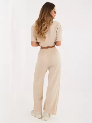 Dámské kalhoty FACTORY PRICE IT-SP-97280.60 BEIGE