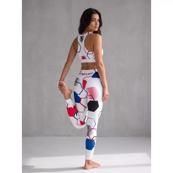  Dámské dlouhé funkční legíny premium (nové velikosti) ALTISPORT VOJ/ALW036LEG05 HEXA BÍLÁ 