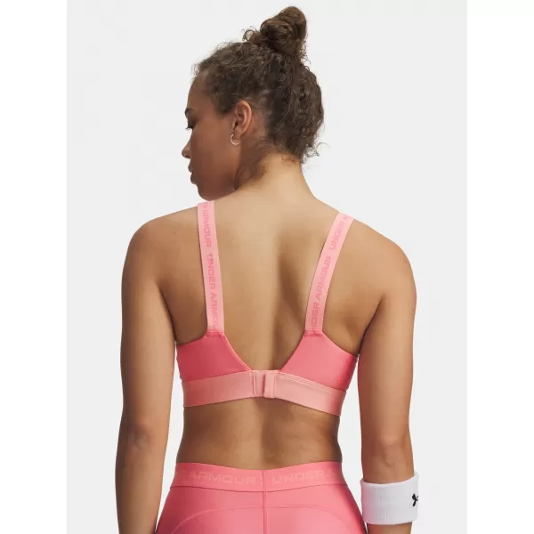  Dámská podprsenka UNDER ARMOUR INFINITY HIGH 2.0 BRA 1384112-600 RŮŽOVÁ 