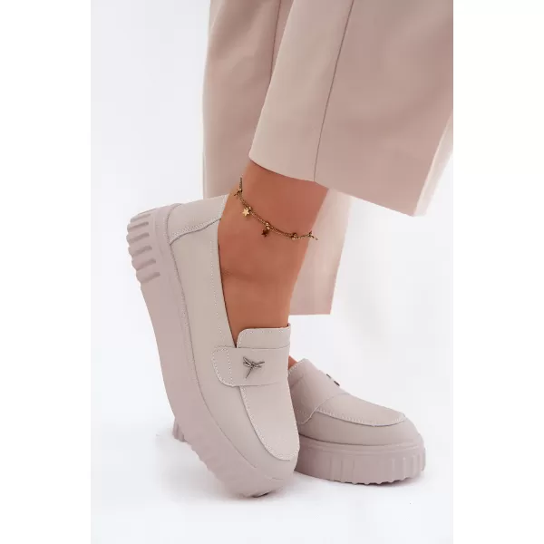  Dámské polobotky VINCEZA 93218 BEIGE 