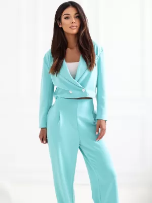 Dámský komplet RUE PARIS IT-KMPL-22255.70 TURQUOISE