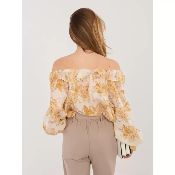  Dámská halenka ITALY MODA IT-BZ-26018.65 YELLOW 
