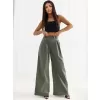 Dámské kalhoty RUE PARIS IT-SP-FL9006.92 KHAKI