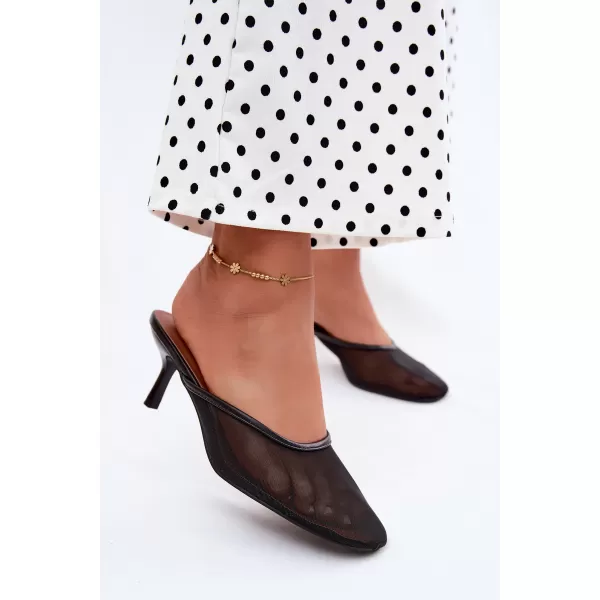  Dámské pantofle BOTO LN-81 BLACK 