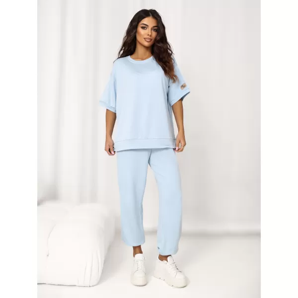 Dámský komplet RUE PARIS RV-KMPL-A1290.94 LIGHT BLUE 