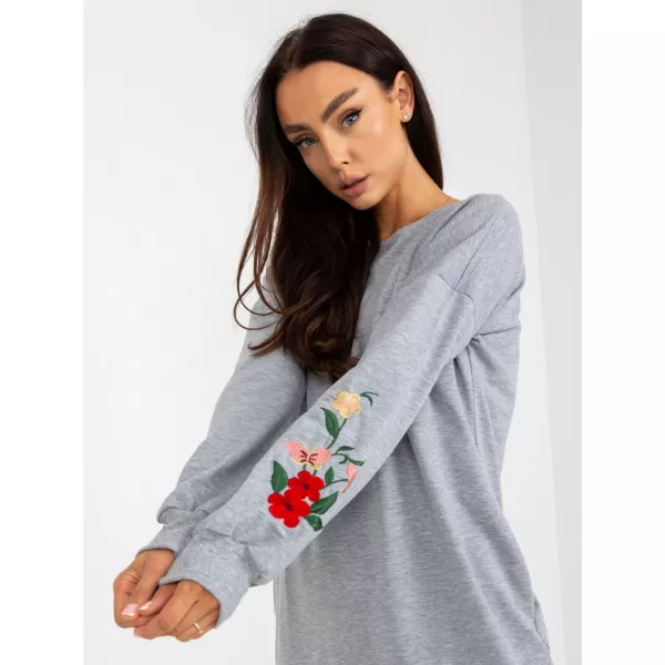  Dámské šaty RUE PARIS RV-SK-8088.59 GRAY 