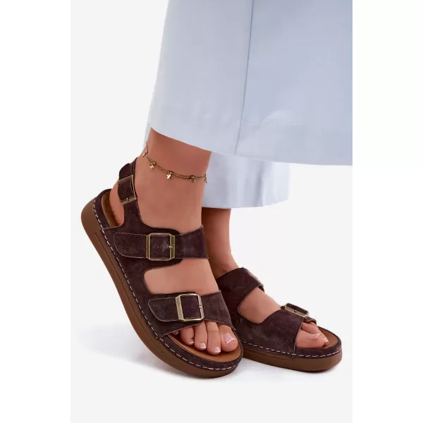  Dámské sandály VINCEZA 79620 CHOCOLATE 