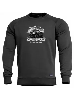 Pánská mikina PENTAGON HAWK ON THE MOVE K09019-OM BLACK