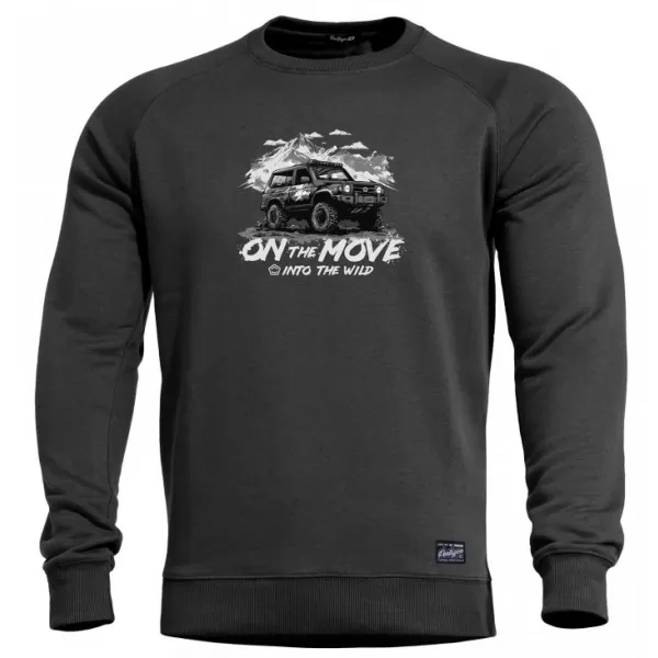  Pánská mikina PENTAGON HAWK ON THE MOVE K09019-OM BLACK 