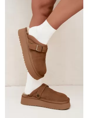 Dámské sněhule BIG STAR SHOES UU274696 CAMEL
