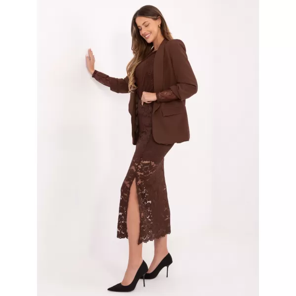  Dámská sukně ITALY MODA MI-SD-G9137.16P BROWN 