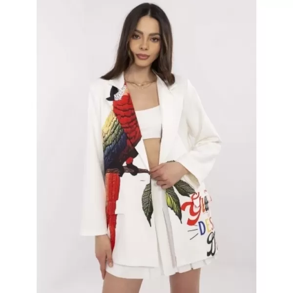  Dámské sako ITALY MODA DHJ-MA-18525-33.18 ECRU 