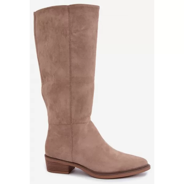  Dámské kozačky BOTO 6502-1 BEIGE 