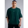 Oversized tričko NEBBIA PRIMAL 869 DARK GREEN