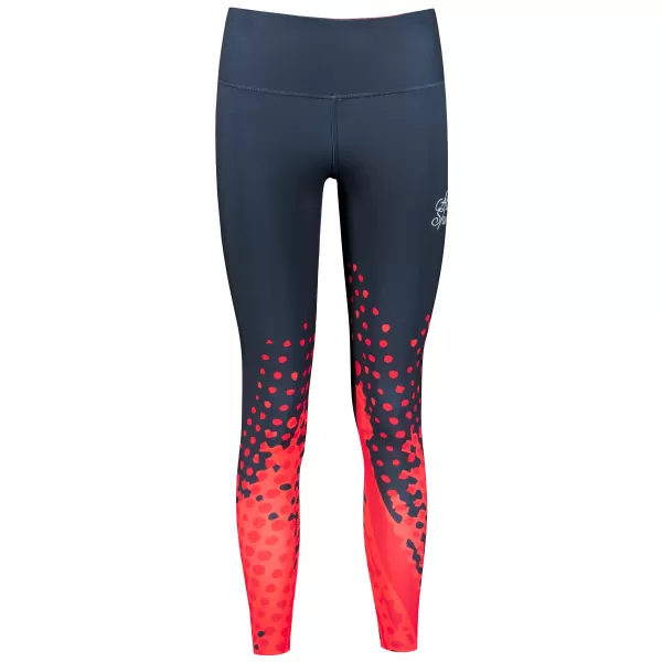  Dámské legíny premium (nové velikosti) ALTISPORT VOJ/ALW109LEG05 ČERVENO-ČERNÁ 