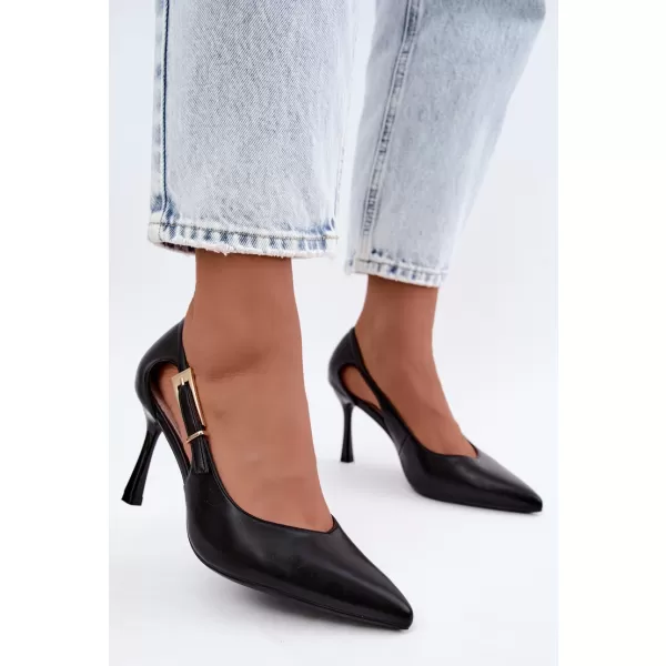  Dámské lodičky na jehle VINCEZA 62288 BLACK 