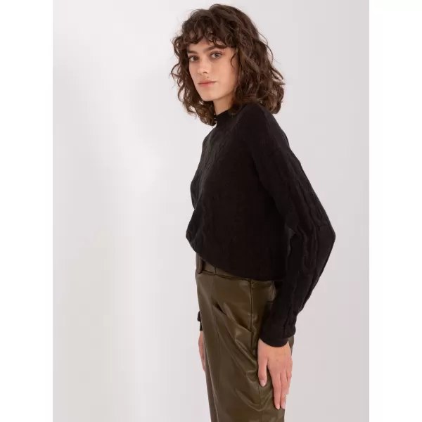  Dámský svetr WOOL FASHION ITALIA AT-SW-2340.22 NOIRE 