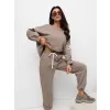 Dámský komplet RUE PARIS RV-KMPL-A1279.85 DARK BEIGE
