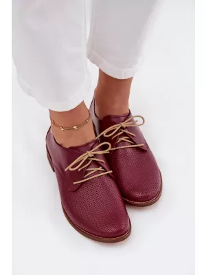 Dámské polobotky ZAZOO 4238/CHIARETTO/M RED