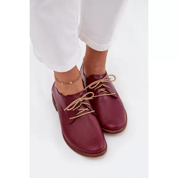  Dámské polobotky ZAZOO 4238/CHIARETTO/M RED 