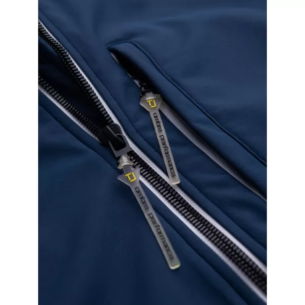  Pánská softshellová bunda OMBRE OM-JANP-0292 NAVY BLUE 