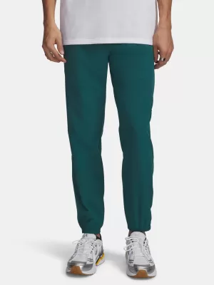 Pánské tepláky UNDER ARMOUR VIBE WOVEN JOGGER 1386557-338 ZELENÁ