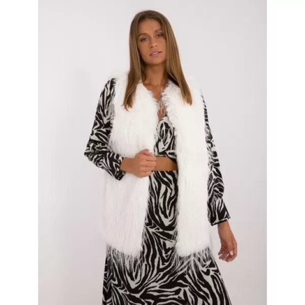  Dámská vesta WOOL FASHION ITALIA AT-KZ-2349-1.80 ECRU 
