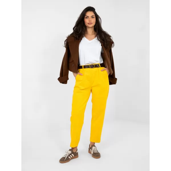  Dámské kalhoty ITALY MODA IT-SP-FL9767-1.04 YELLOW 