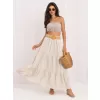 Dámská sukně ITALY MODA MO-SD-25013.48 LIGHT BEIGE