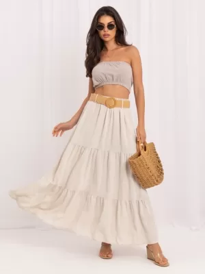 Dámská sukně ITALY MODA MO-SD-25013.48 LIGHT BEIGE