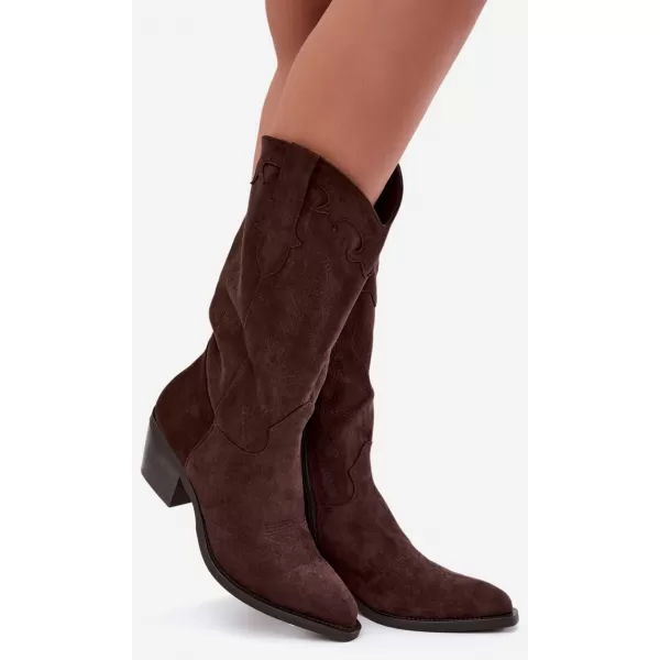  Dámské kozačky BOTO 2559A-1 BROWN 