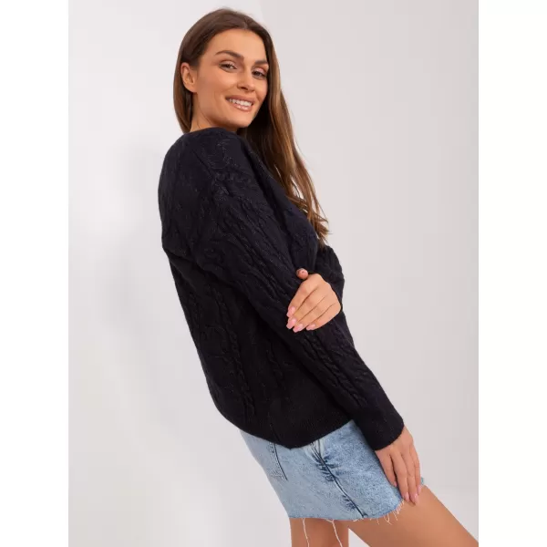  Dámský svetr WOOL FASHION ITALIA AT-SW-2335.27 NOIRE 