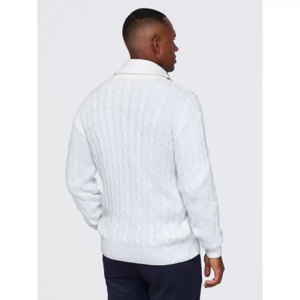  Pánský kardigan OMBRE OM-SWCD-0196 WHITE 