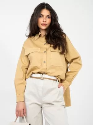 Dámská košile ITALY MODA IT-KS-FL9968.48 CAMEL