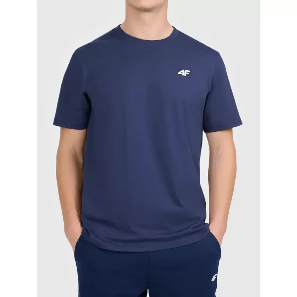  Pánské funkční triko 4F 4FWAW25TFTSM1526 DENIM 