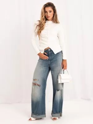 Dámský svetr ITALY MODA IR-SW-57817.17 ECRU
