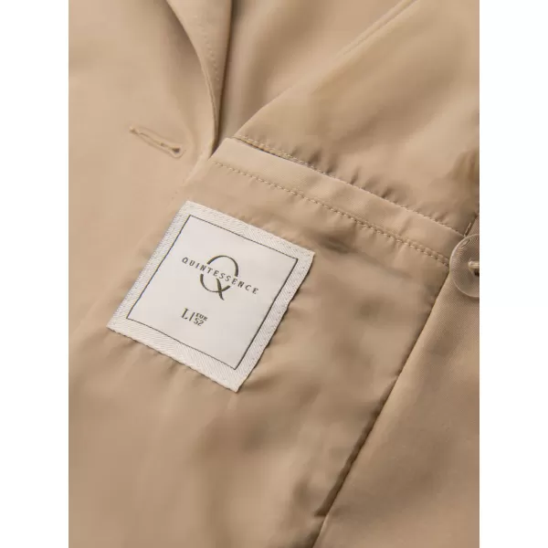  Pánský kabát OMBRE OM-COLC-0146 BEIGE 