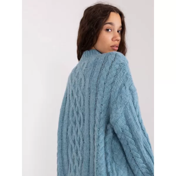 Dámský svetr WOOL FASHION ITALIA AT-SW-2363-2.30 BLUE 