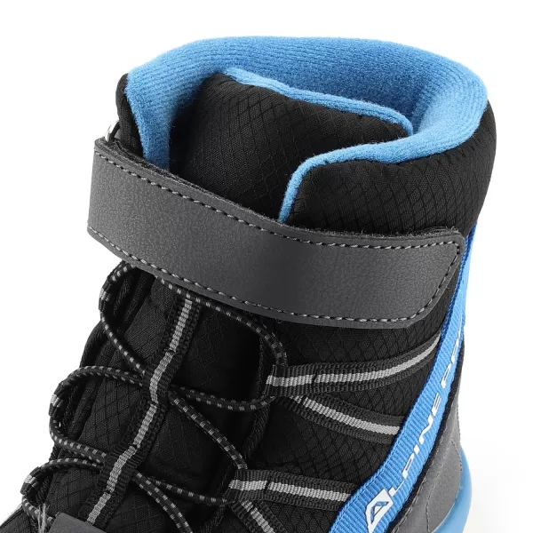  Dětské zimní sněhule ALPINE PRO KARSO BLACK 