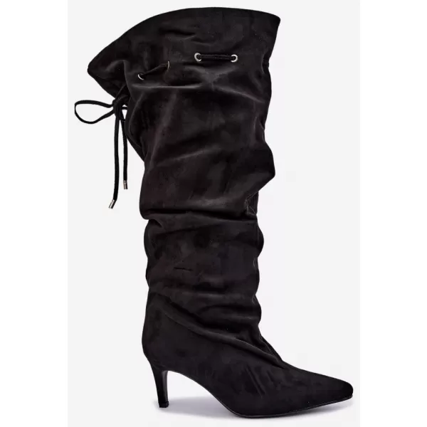  Dámské kozačky BOTO CS007 BLACK 