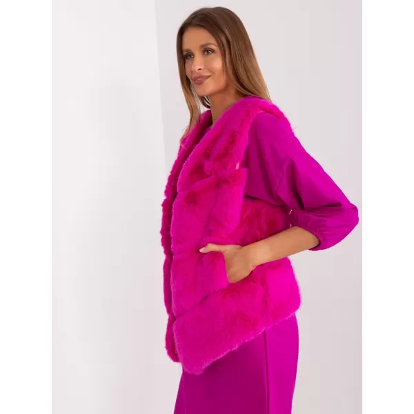  Dámská vesta WOOL FASHION ITALIA AT-KZ-2349.00P FUCHSIA 