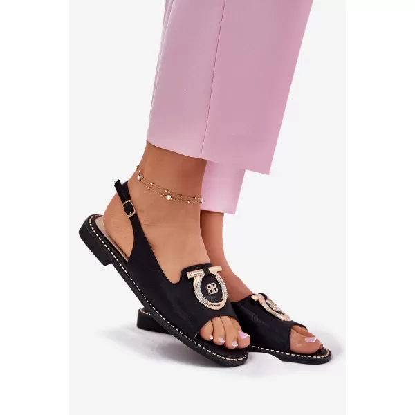  Dámské sandály S.BARSKI KV51-003 BLACK 