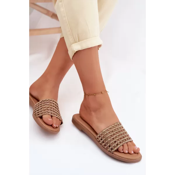  Dámské pantofle BOTO 26SD98-9832 BROWN 