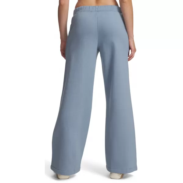  Dámské tepláky UNDER ARMOUR ICON FLC SAMA WIDE LEG 6017108-448 MODRÁ 