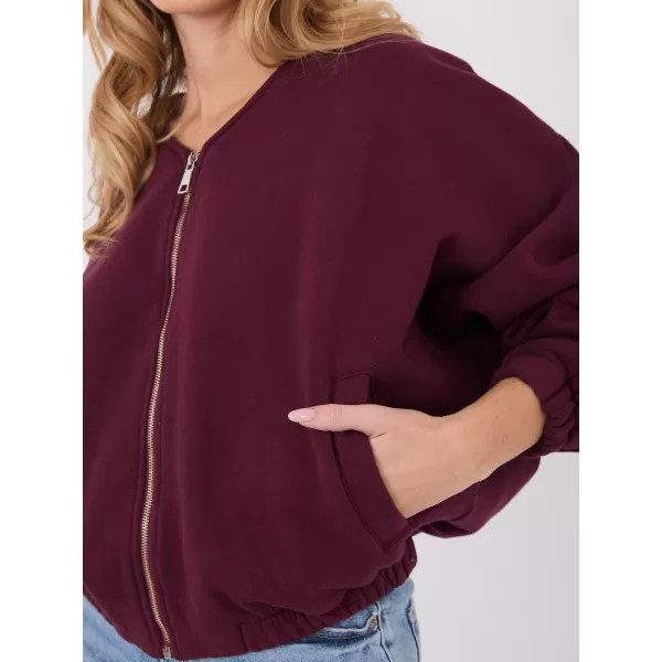  Dámská mikina FACTORY PRICE WT-BL-A1455.87 BURGUNDY 