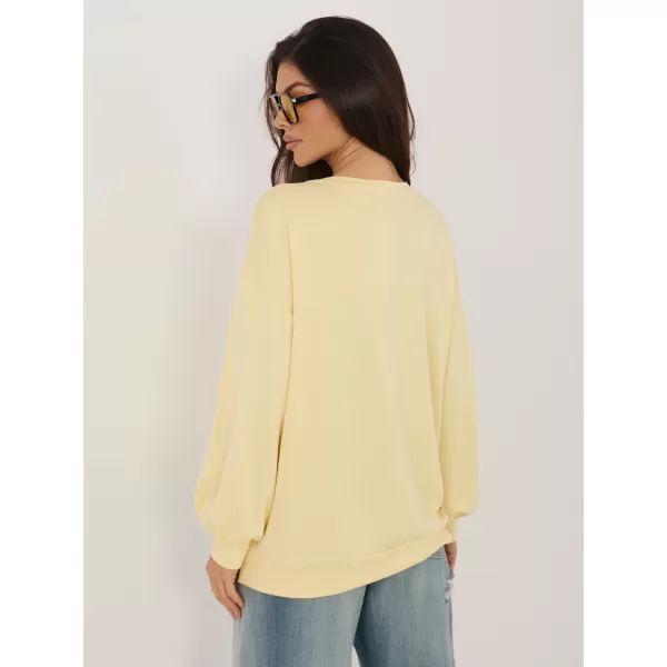  Dámská mikina RUE PARIS RV-BL-A1220.11 BRIGHT YELLOW 