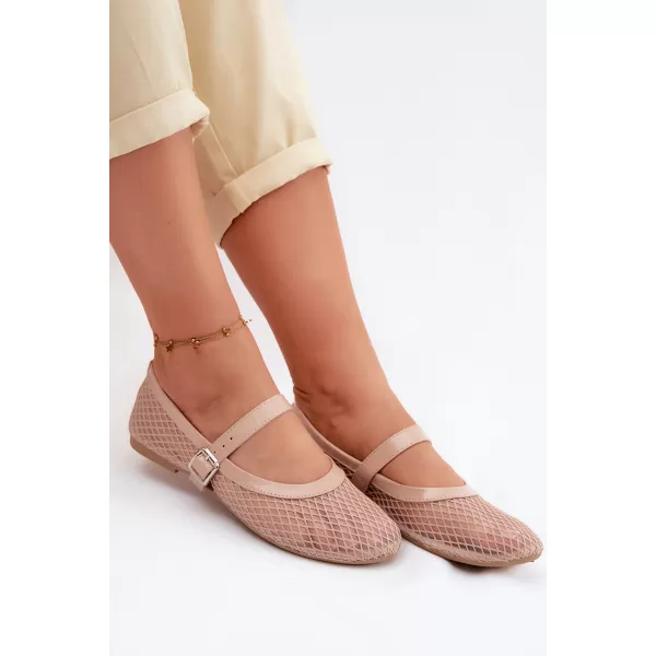  Dámské baleríny BOTO 26BL02-9968 BEIGE 